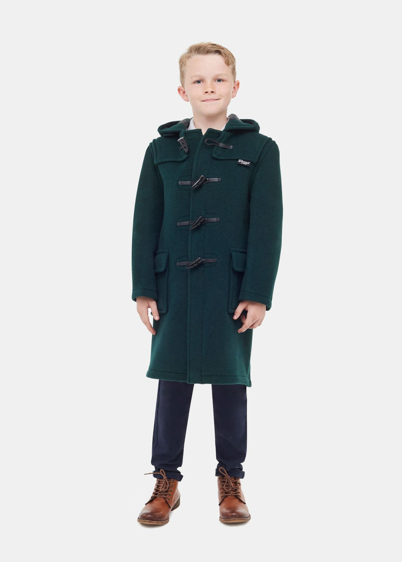 Childrens Original Duffle Coat (Age 10-13) - Duffle Coat C0913DC13 / GREEN / 10