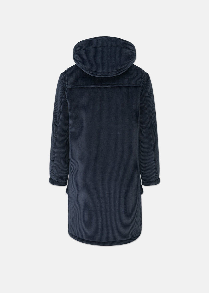 Children's Corduroy Duffle Coat Navy
