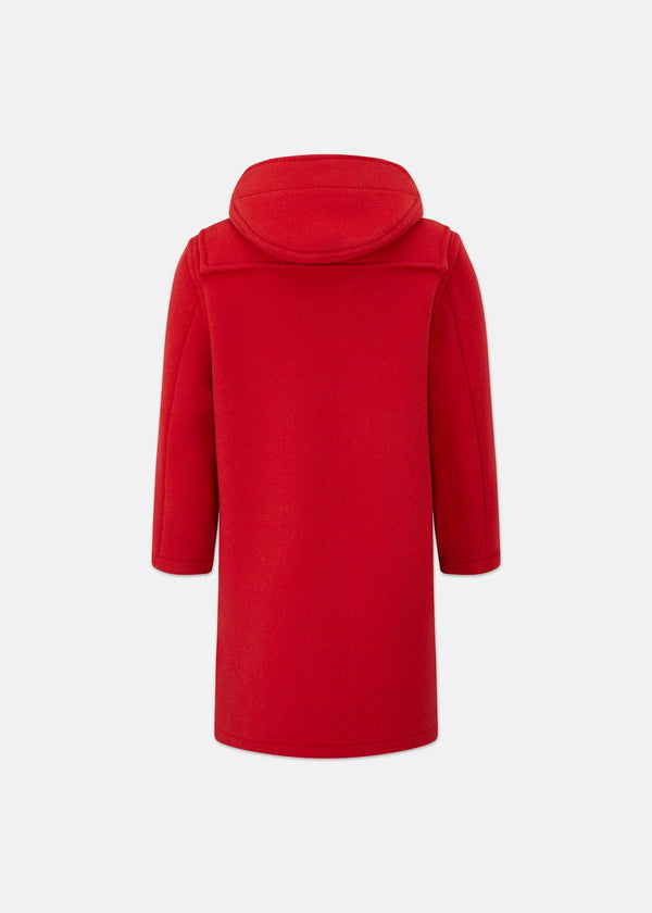 Children's Melton Wool Duffle Coat Red