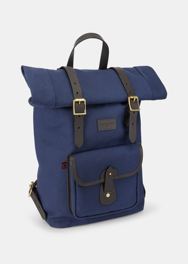 Croots x Gloverall Rolltop Backpack Navy