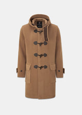 Edmund Herringbone Duffle Camel