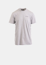 Embroidered Organic Cotton T-Shirt Grey