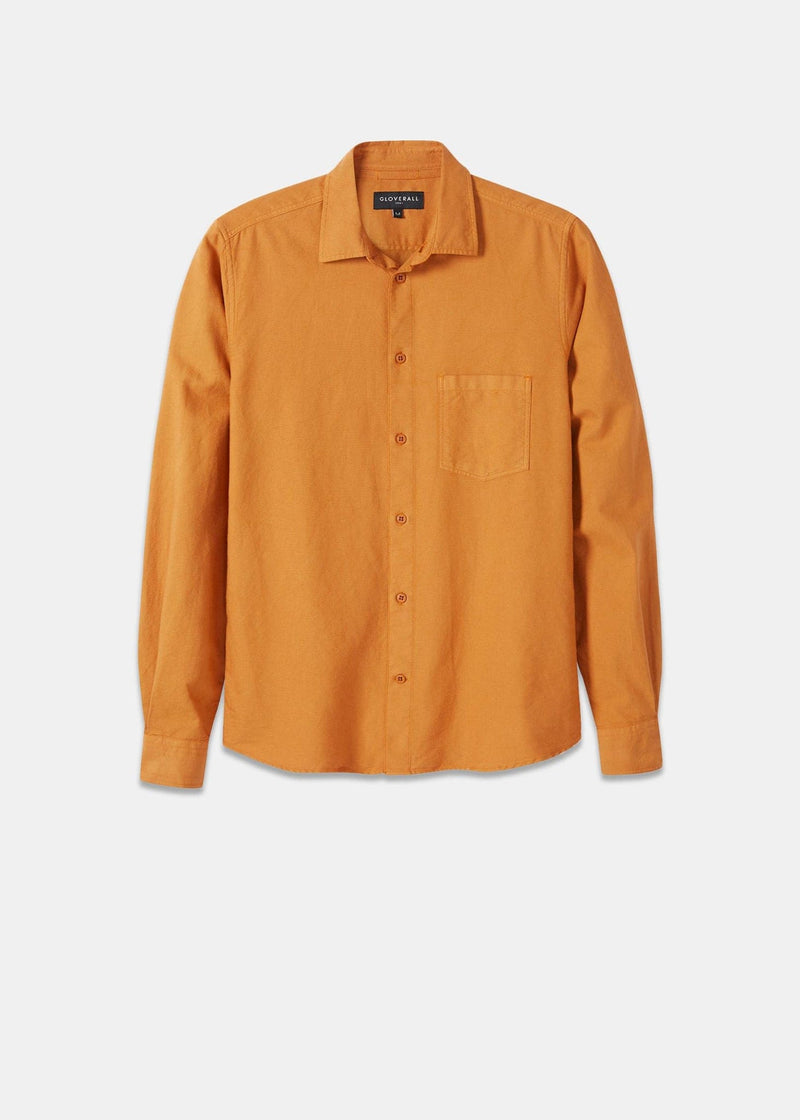 Overdyed Oxford Overshirt Pumpkin