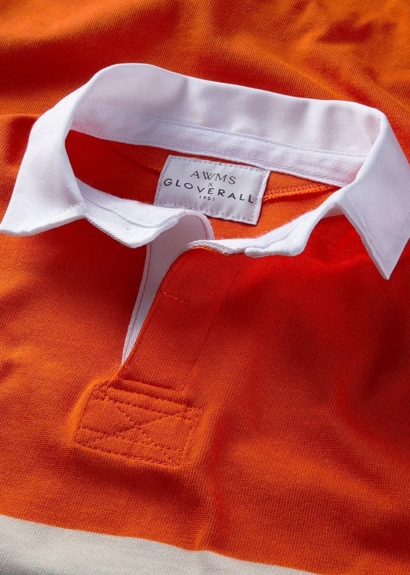Gloverall X AWMS Rugby Shirt Orange