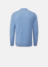 Windsor Lambswool Jumper Sky Blue