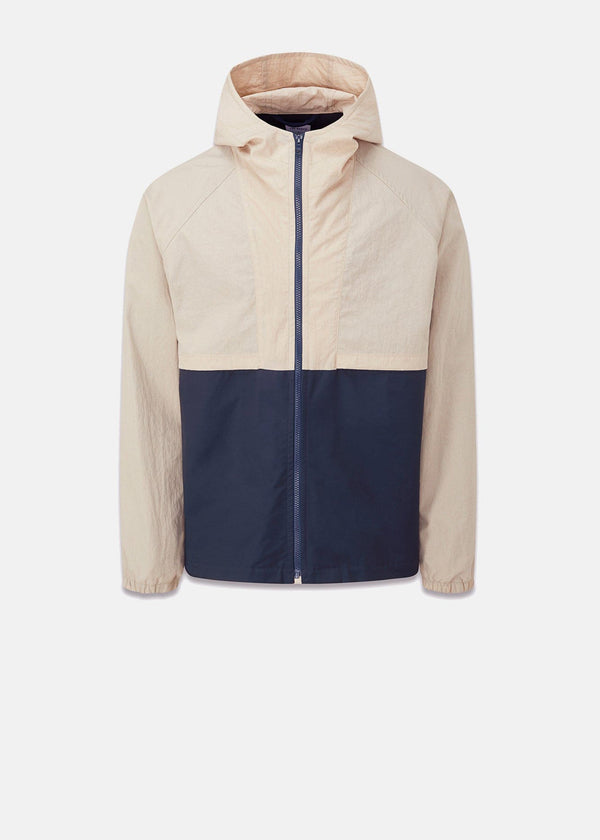 Les Basics X Gloverall Le Short Hooded Jacket Navy