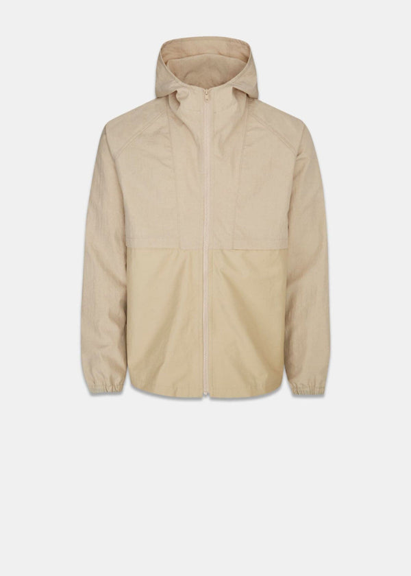 Les Basics X Gloverall Le Short Hooded Jacket Stone