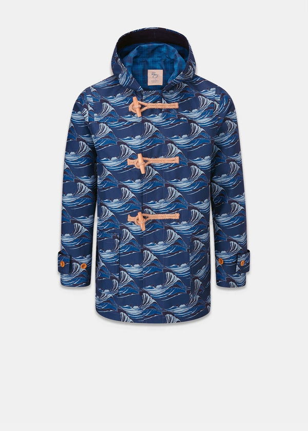 Riz X Gloverall Mid Monty Duffle Coat Wave