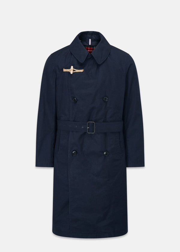 Raleigh Trench Coat Navy