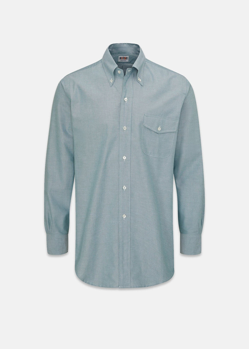 Jakes Shirts Pale Green Oxford Shirt