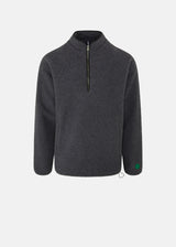 Somerset Zip Fleece Charcoal
