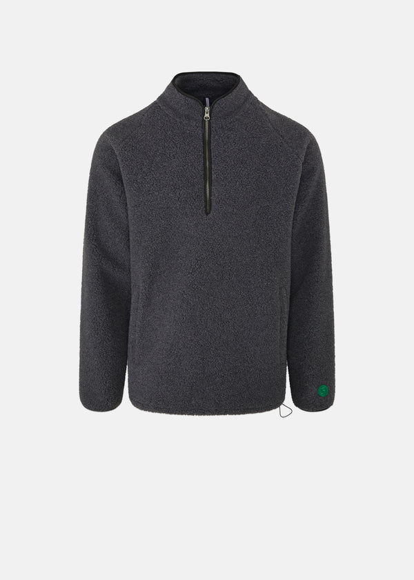 Somerset Zip Fleece Charcoal