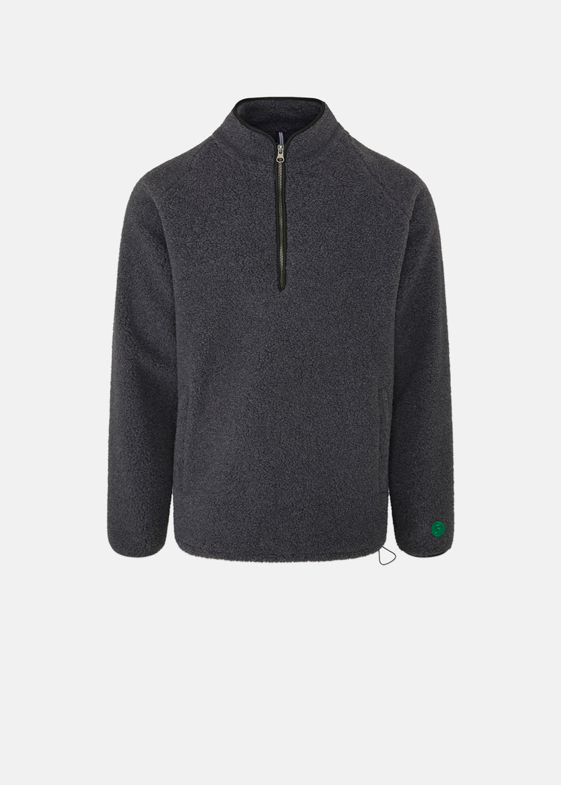 Somerset Zip Fleece Charcoal