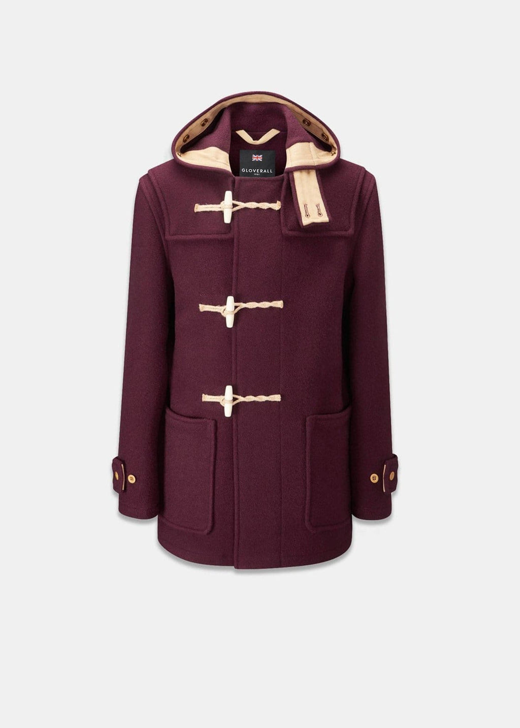 Mid Monty Duffle Coat Burgundy Gloverall