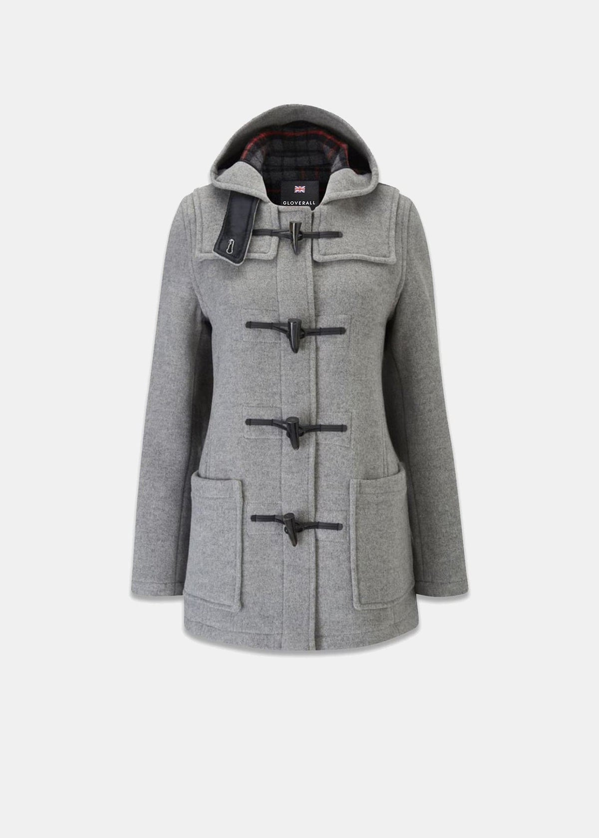 ShortSlimFitDuffleCoatSilver_1