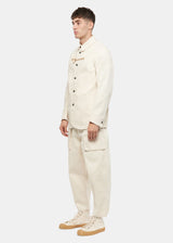 Ullac X Gloverall Painter Jacket Ecru - Duffle Coat