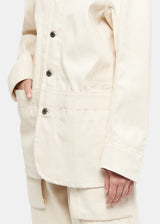 Ullac X Gloverall Painter Jacket Ecru - Duffle Coat