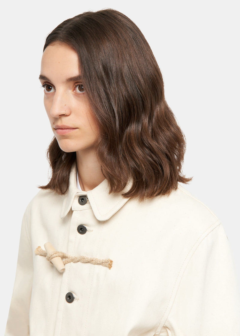 Ullac X Gloverall Painter Jacket Ecru - Duffle Coat