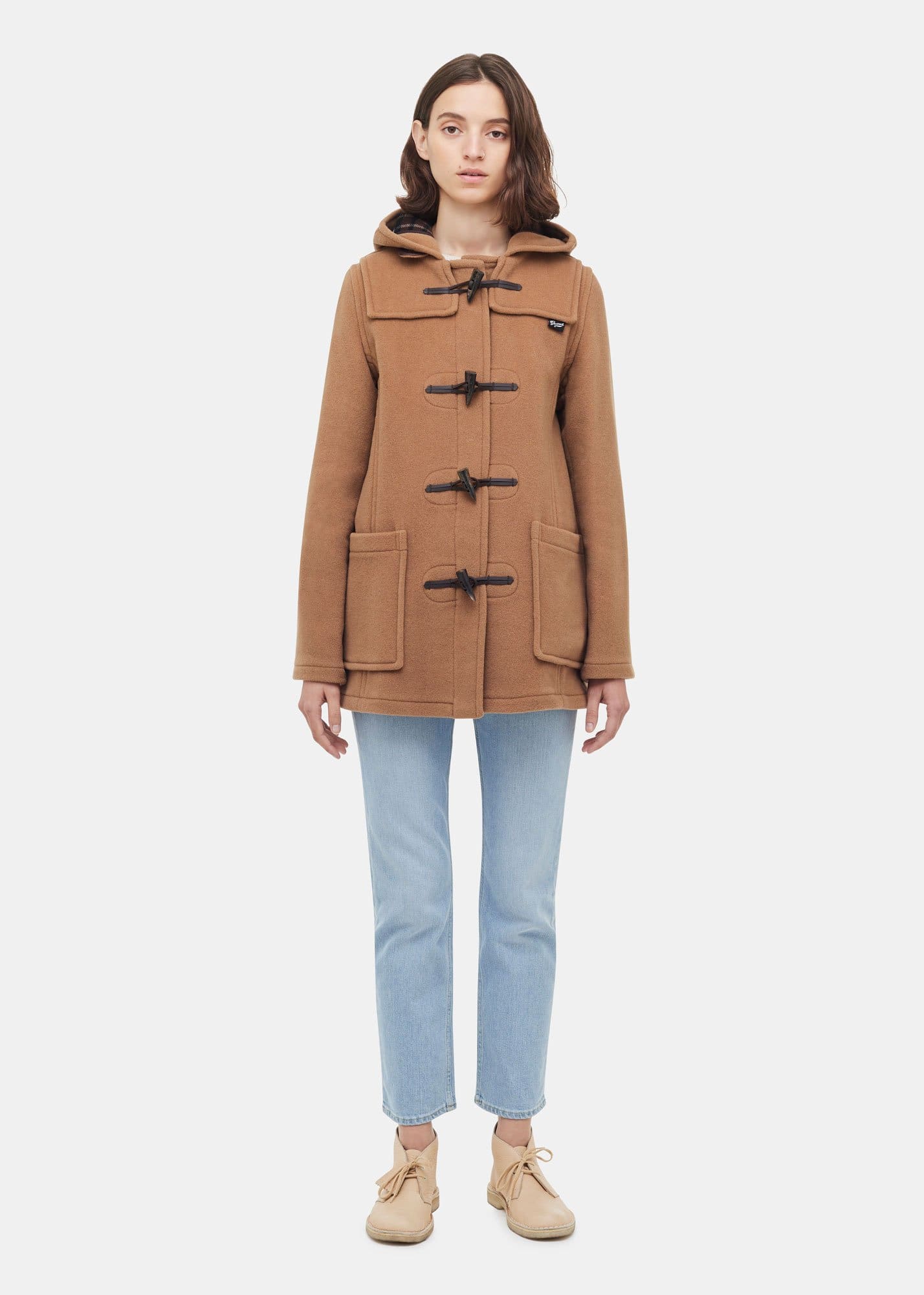 Ladies short sales duffle coat