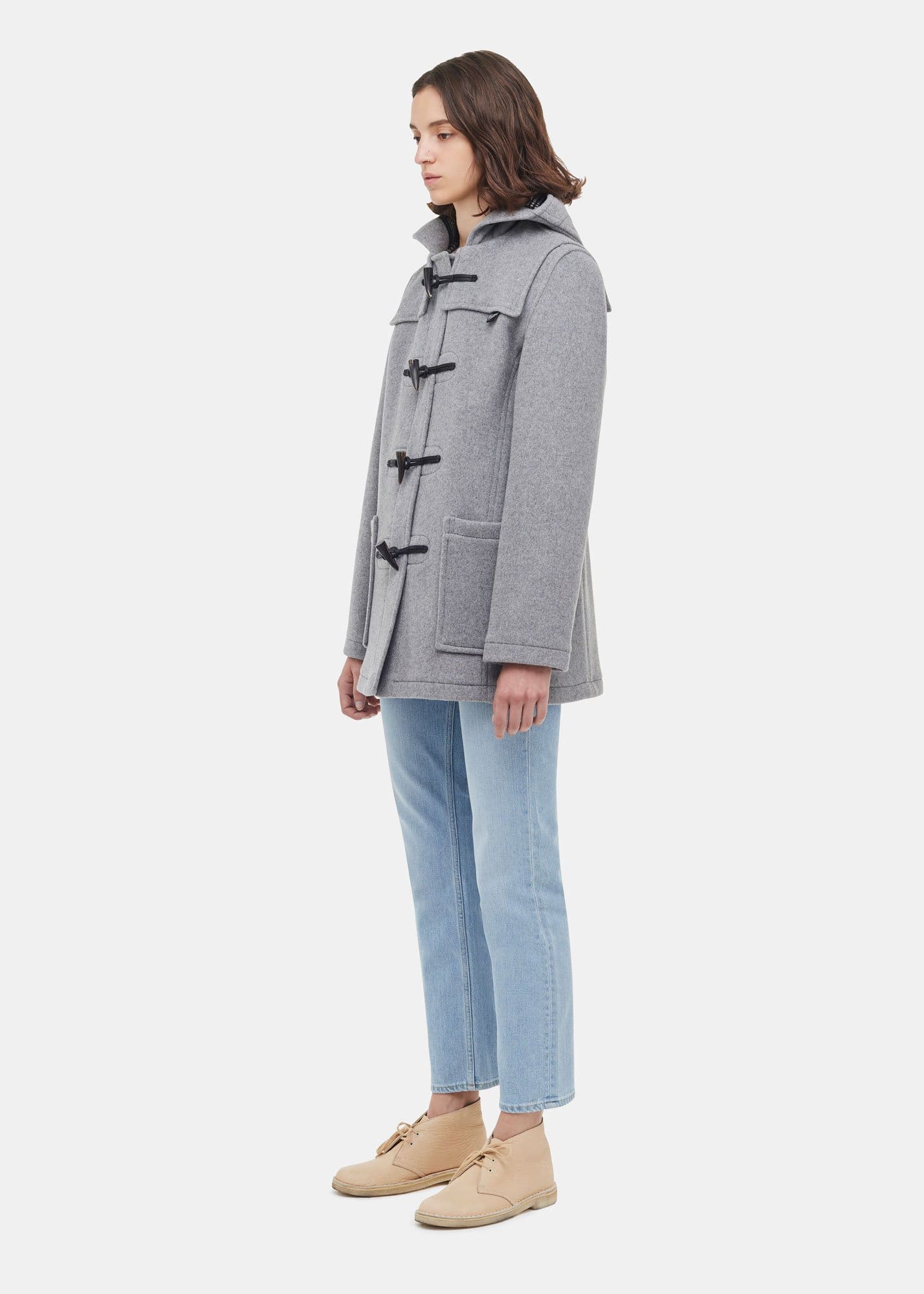 Gloverall slim sales fit duffle coat