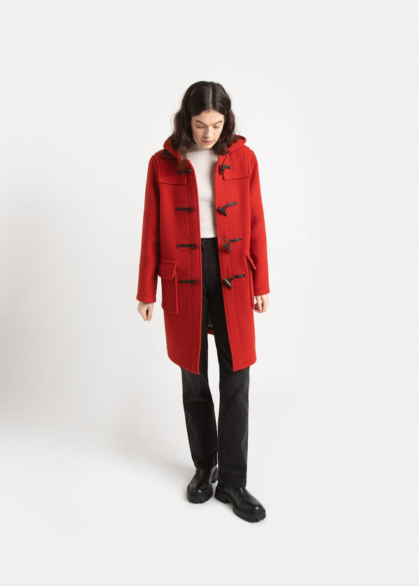 Women's Original Duffle Coat Red Thomson
