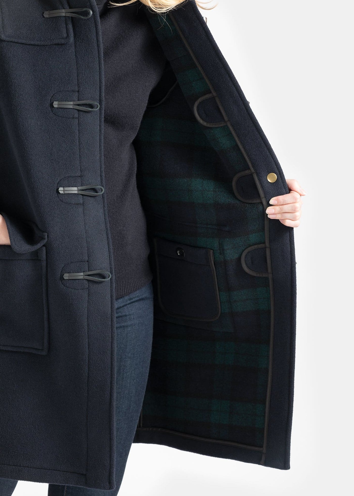 Women's Original Duffle Coat Navy Black Watch – Gloverall