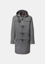 Morris Check Duffle Coat Grey