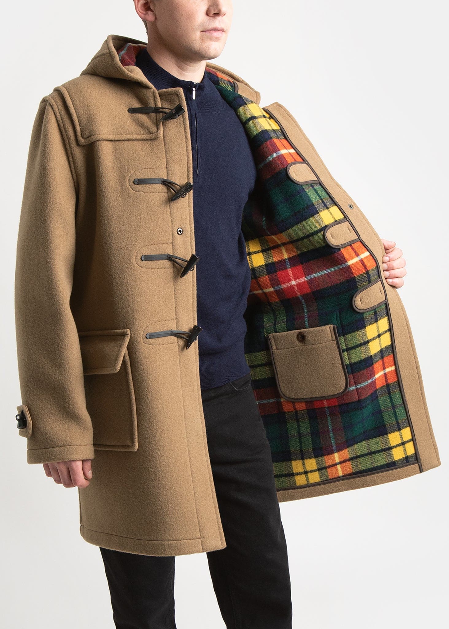 Morris Duffle Coat Camel Buchanan – Gloverall