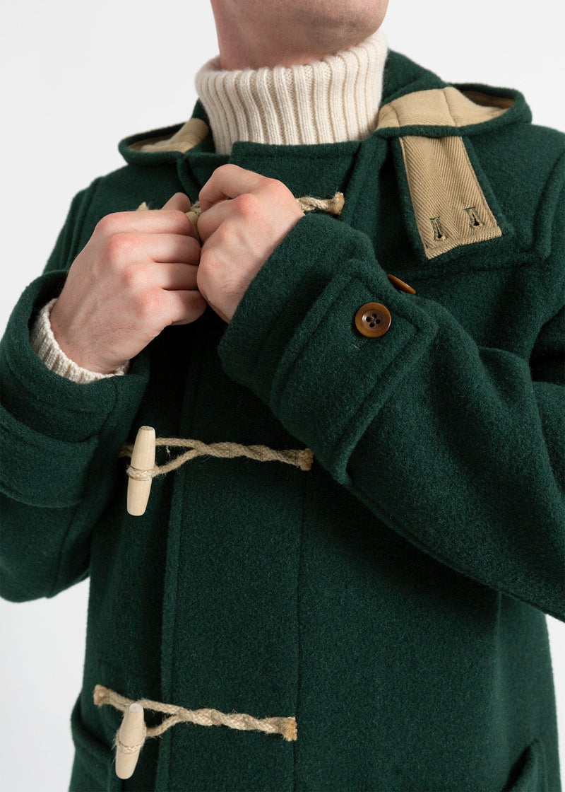 Mid Monty Duffle Coat Pine Green – Gloverall