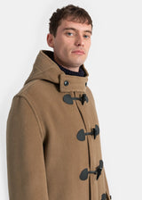Edmund Herringbone Duffle Camel