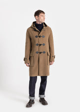 Edmund Herringbone Duffle Camel