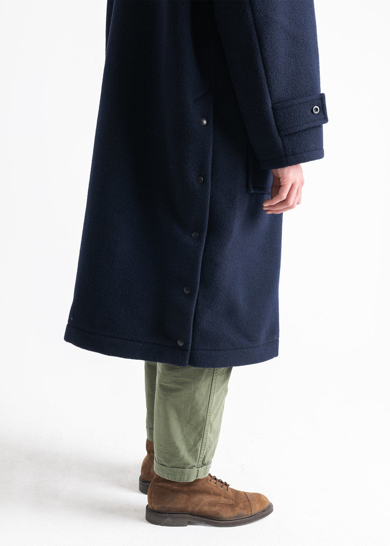 Gloverall X Engineered Garments Side Vent Duffle Navy