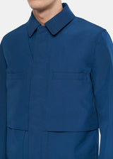 Poseidon Blue Tyne Jacket - Duffle Coat